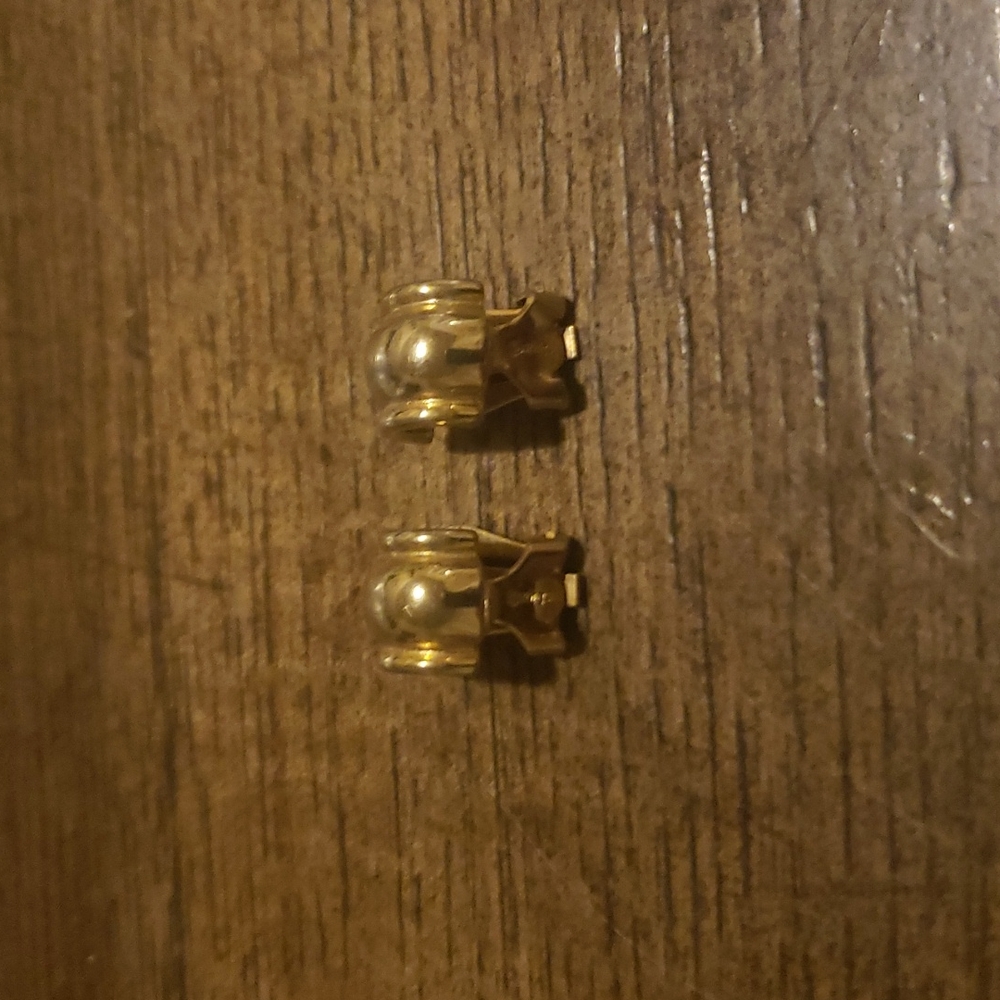 Elegant Christian Dior Half-Hoop Clip Earrings
